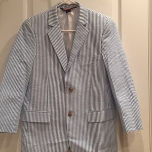 Boys Vineyard Vines Seersucker Blazer
